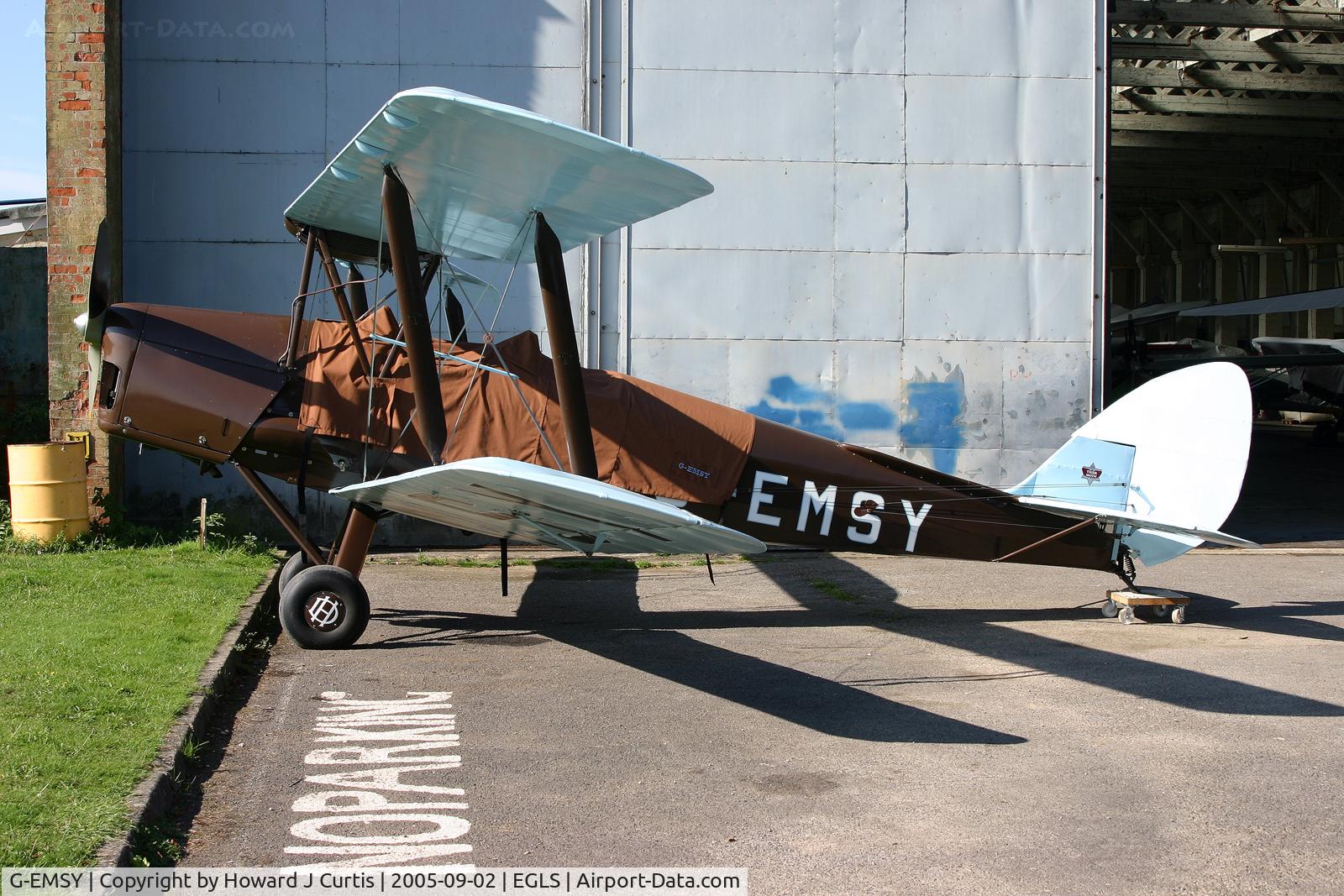 G-EMSY, 1940 De Havilland DH-82A Tiger Moth II C/N 83666, Privately owned.