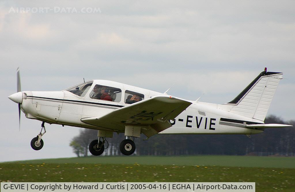 G-EVIE, 1983 Piper PA-28-161 Cherokee Warrior II C/N 28-8316043, Privately owned.