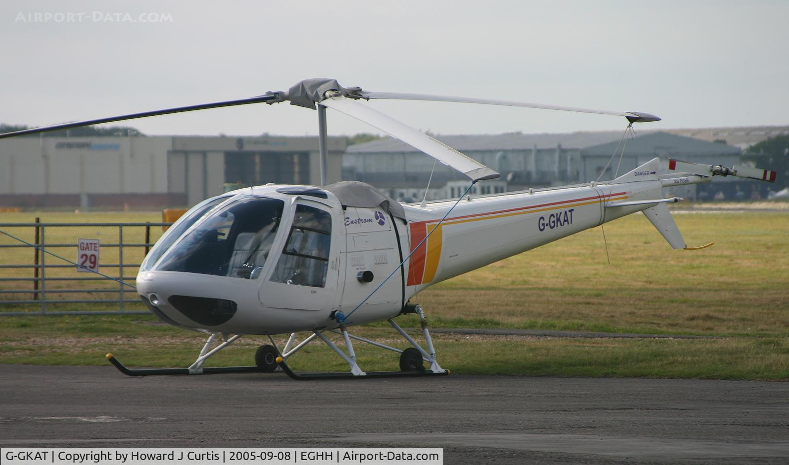 G-GKAT, 1980 Enstrom 280C Shark C/N 1200, Privately owned.