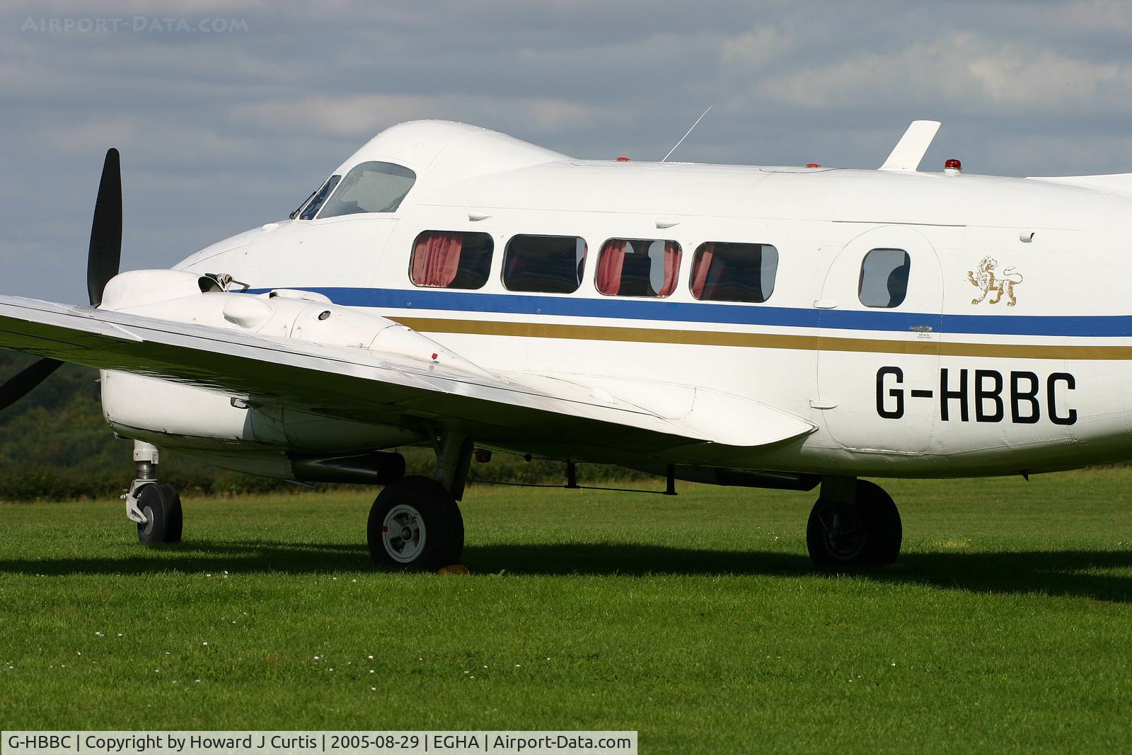 G-HBBC, 1948 De Havilland DH-104 Dove 8 C/N 04211, BBC Air. Close up.