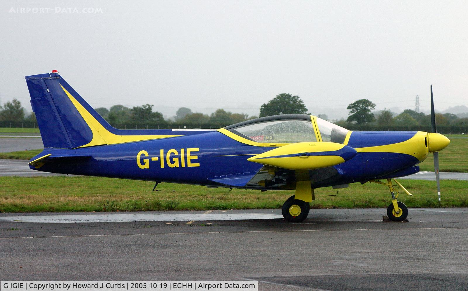 G-IGIE, 1970 SIAI-Marchetti F-260 C/N 2-42, Privately owned. A resident here.