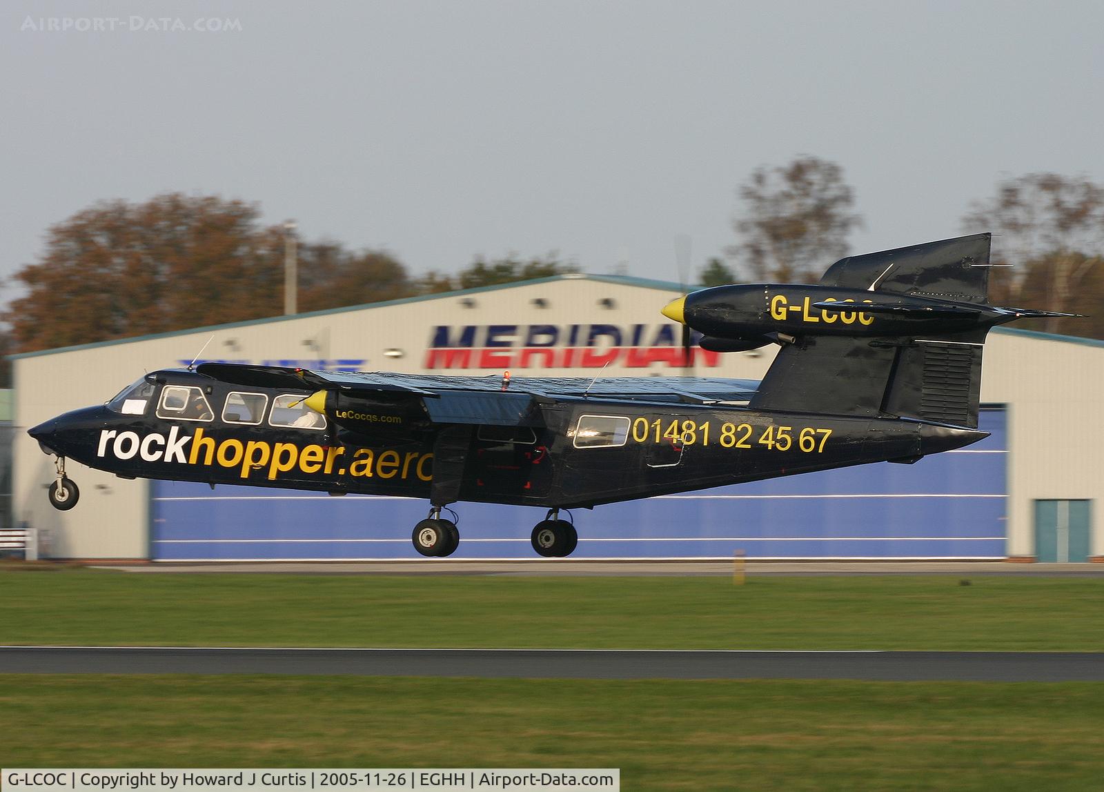 G-LCOC, 1974 Britten-Norman BN-2A Mk.III-2 Trislander C/N 366, Rockhopper.aero