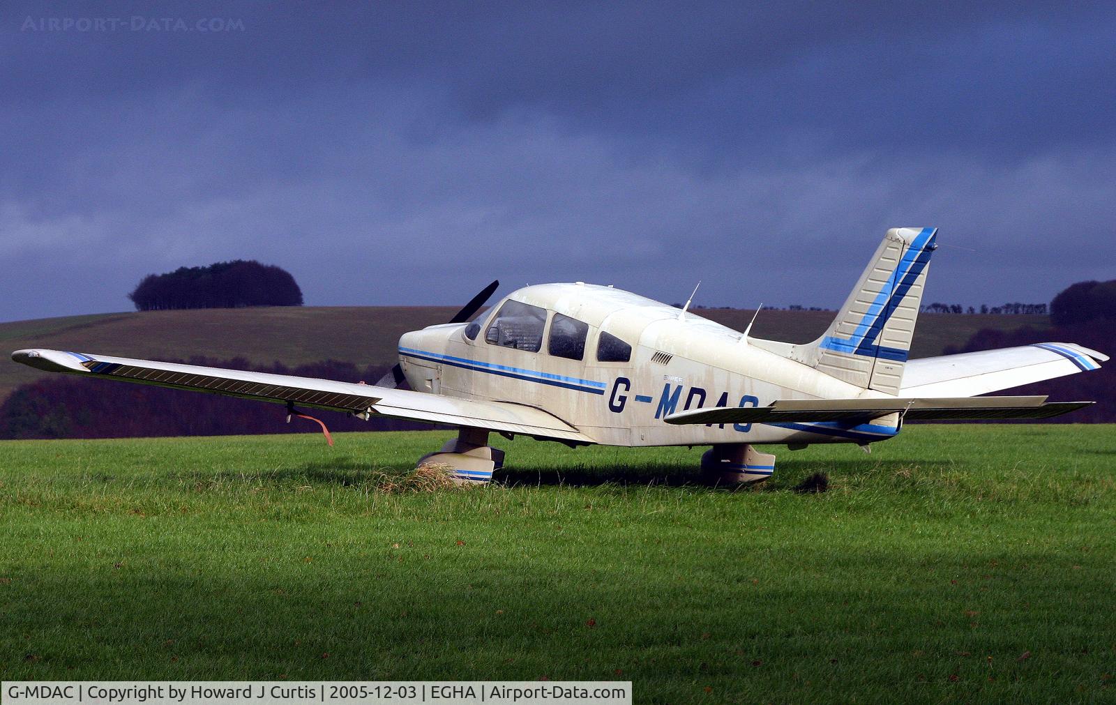 G-MDAC, 1982 Piper PA-28-181 Cherokee Archer II C/N 28-8290154, Privately owned.