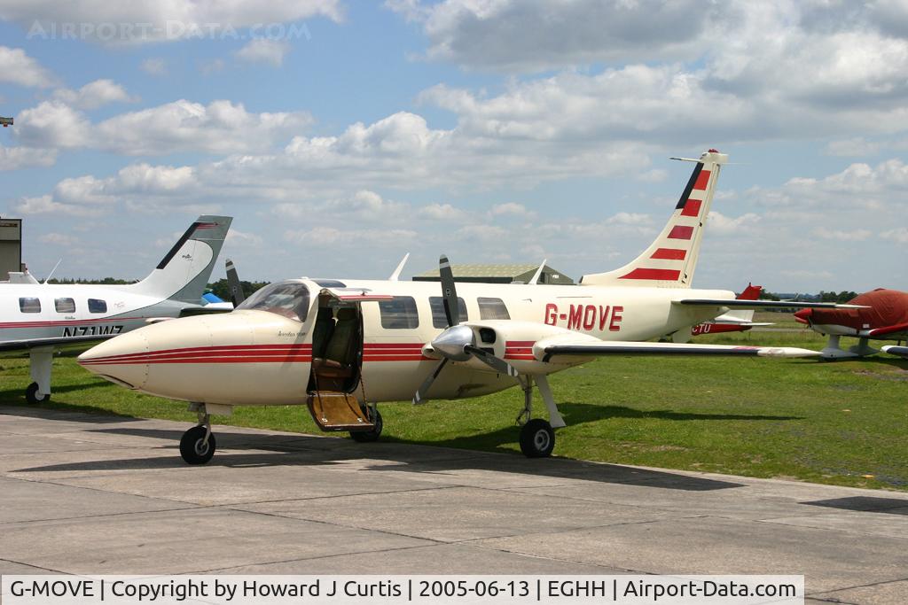 G-MOVE, 1979 Piper PA-60-601P Aerostar C/N 61P05937963263, Privately owned.