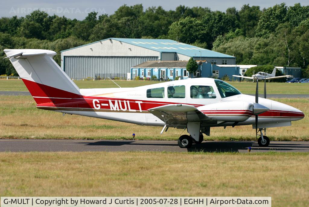 G-MULT, 1981 Beech 76 Duchess C/N ME-396, A resident here.