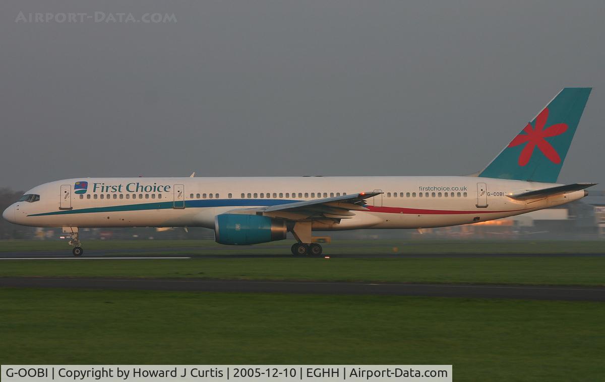 G-OOBI, 1993 Boeing 757-2B7 C/N 27146, First Choice