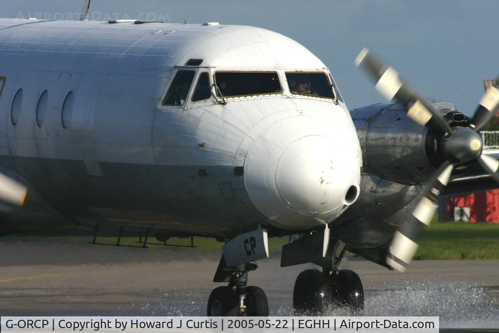 G-ORCP, 1968 Hawker Siddeley HS.748 Series 2A C/N 1647, Close up.