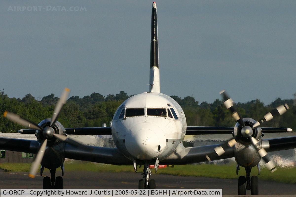 G-ORCP, 1968 Hawker Siddeley HS.748 Series 2A C/N 1647, Taxiing in