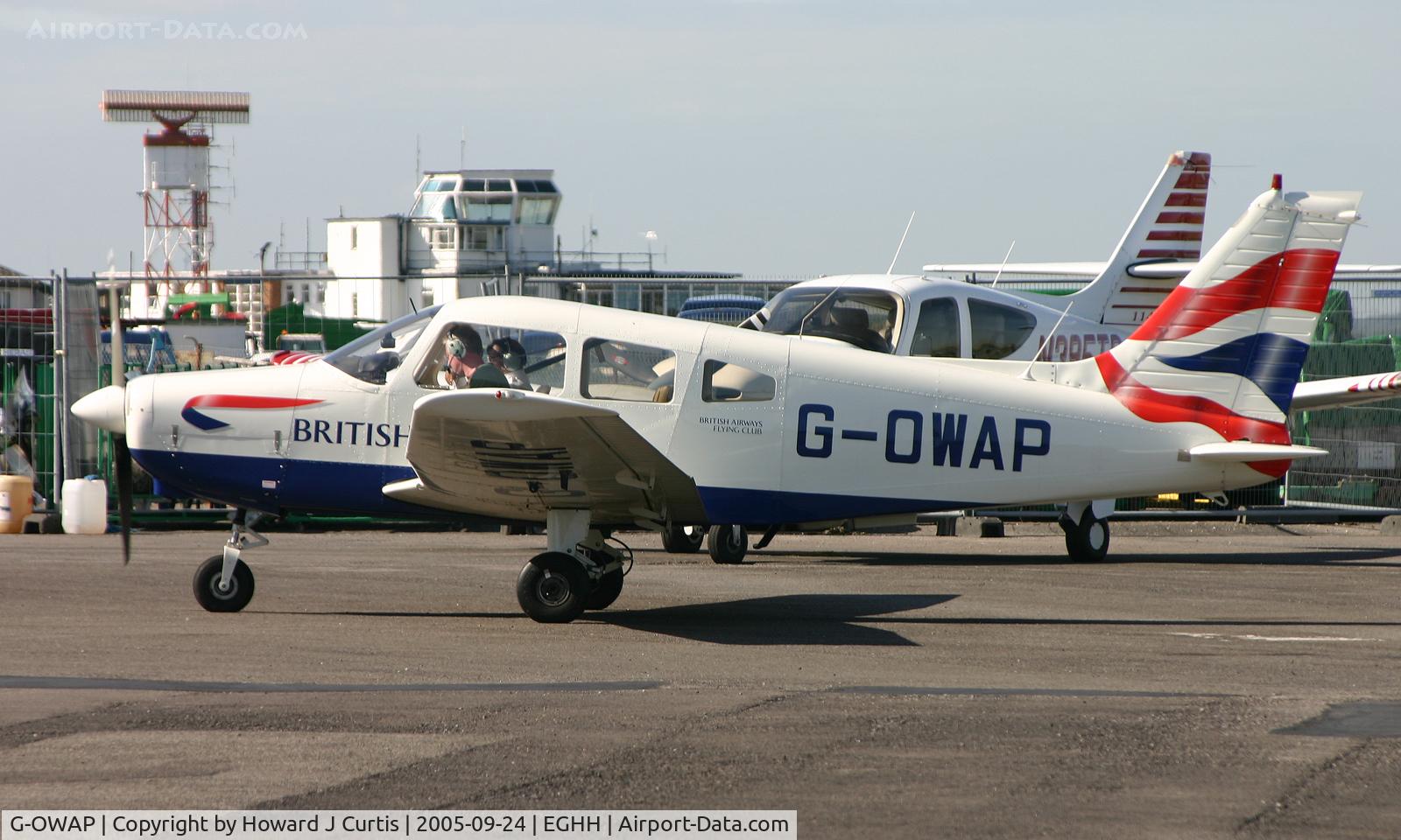 G-OWAP, 1977 Piper PA-28-161 Cherokee Warrior II C/N 28-7816314, British Airways Flying Club