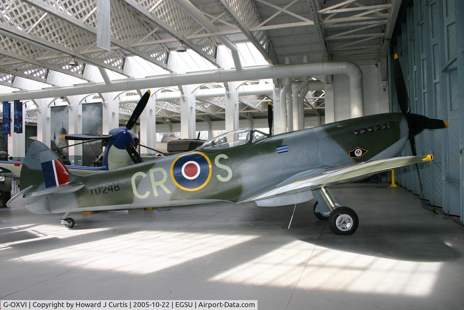 G-OXVI, 1945 Supermarine 361 Spitfire LF.XVIe C/N CBAF.IX.4262, Painted as TD248/CR-S