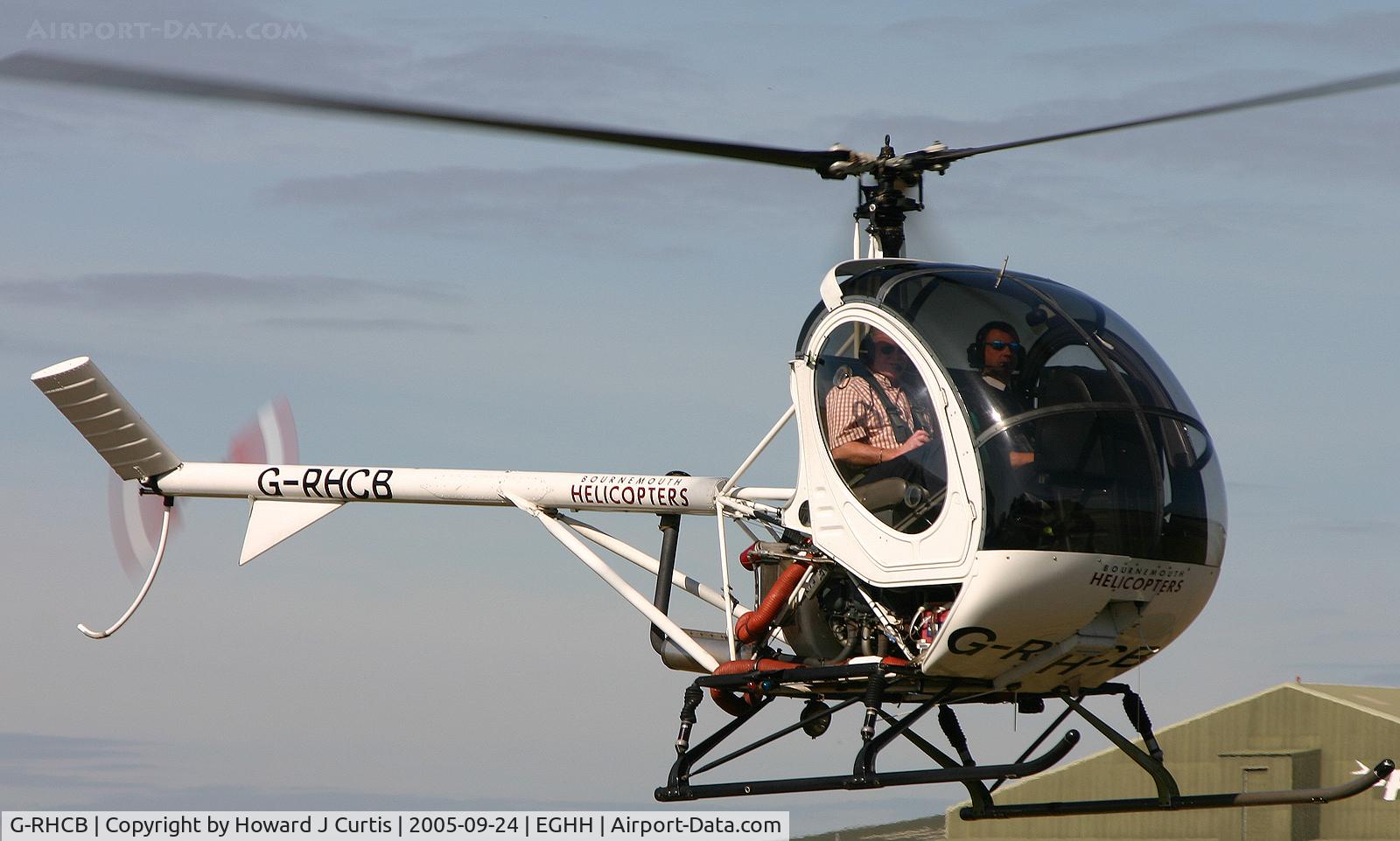 G-RHCB, 1996 Schweizer 269C-1 C/N 0036, Operated by Bournemouth Helicopters.