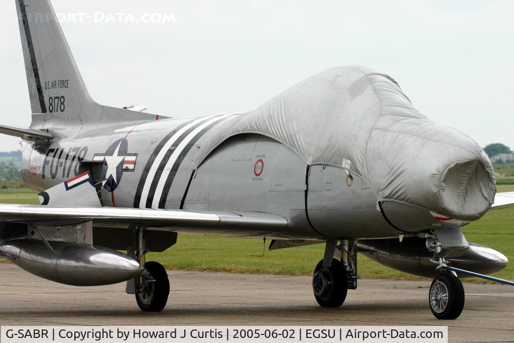 G-SABR, 1948 North American F-86A Sabre C/N 151-083 (151-43547), Privately owned.