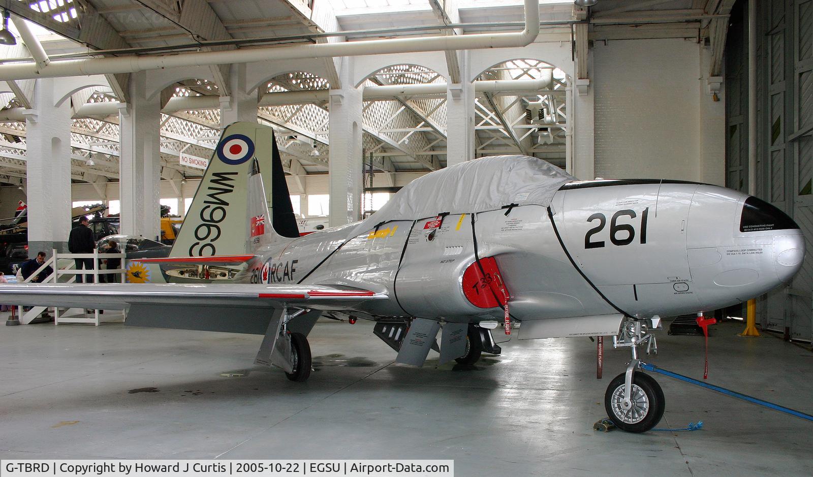 G-TBRD, 1954 Canadair CT-133 Silver Star 3 C/N T33-261, Painted as RCAF 21261.