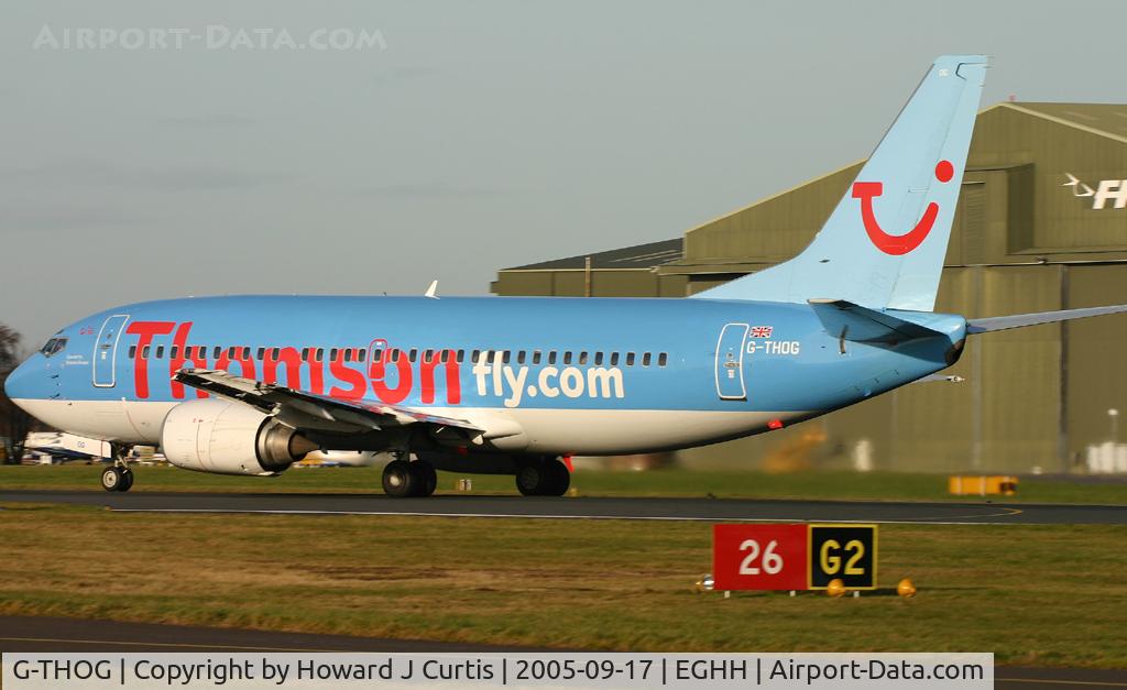 G-THOG, 1997 Boeing 737-31S C/N 29057, Thomsonfly.com