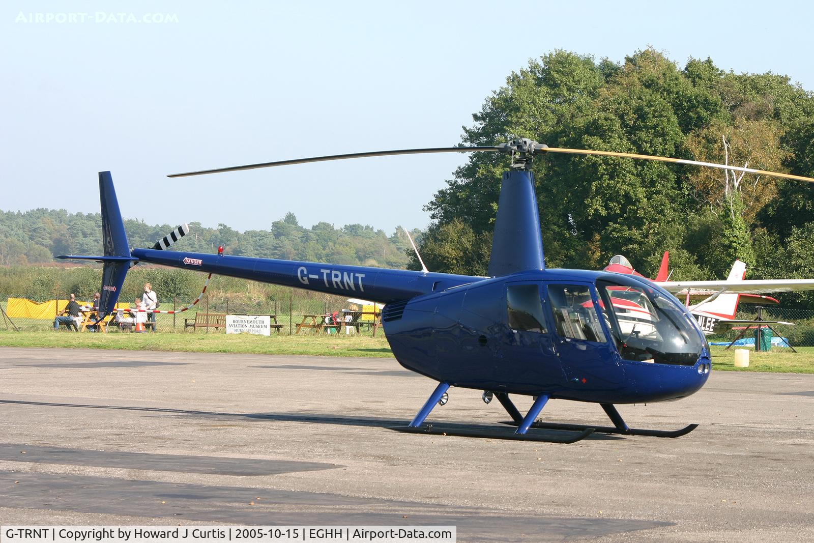 G-TRNT, 2004 Robinson R44 II C/N 10293, Operated by Bournemouth Helicopters.
