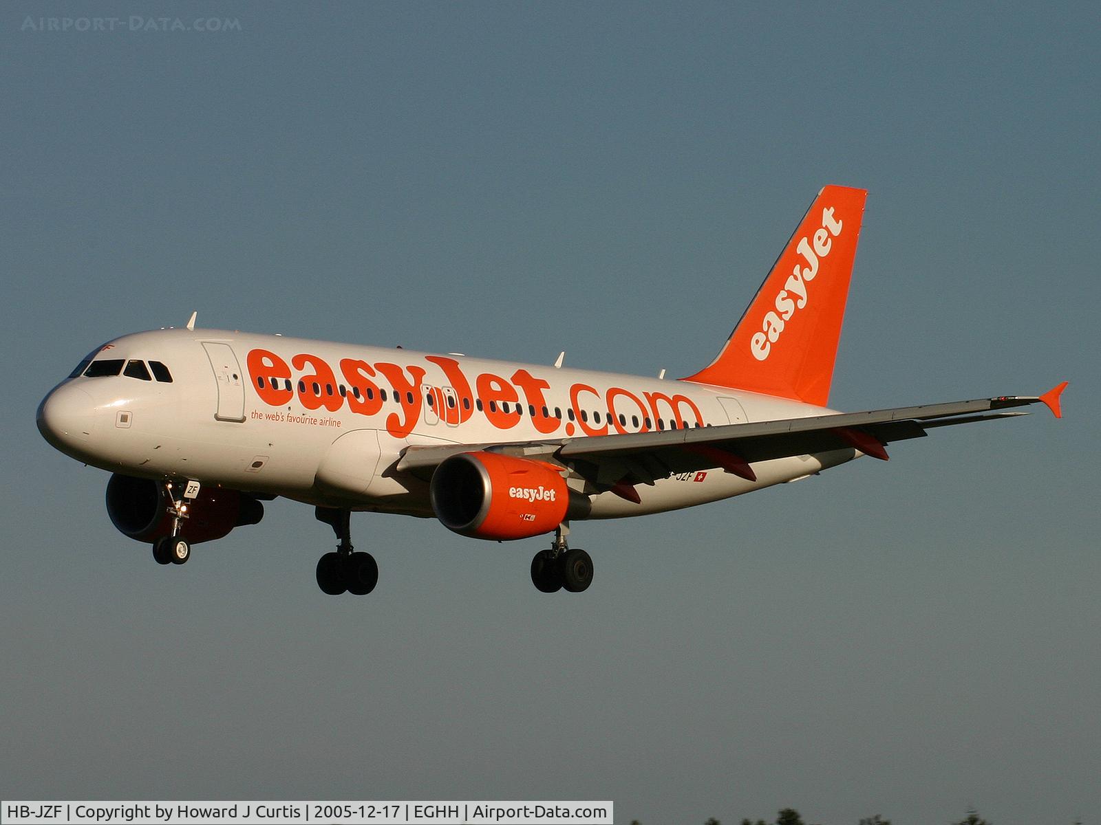 HB-JZF, 2004 Airbus A319-111 C/N 2184, esyJet (Switzerland)