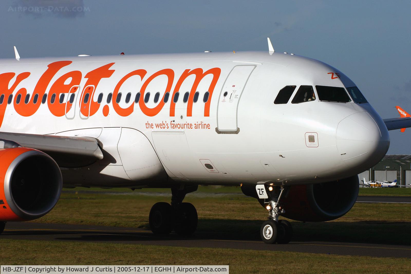 HB-JZF, 2004 Airbus A319-111 C/N 2184, easyJet (Switzerland)