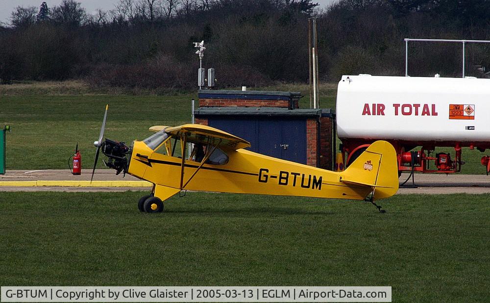 G-BTUM, 1946 Piper J3C-65 Cub Cub C/N 19516, Ex: NC6335H > N6335H > G-BTUM - Originally in private hands September 1991 and currently with and a trustee of, G-BTUM Syndicate since December 1994.