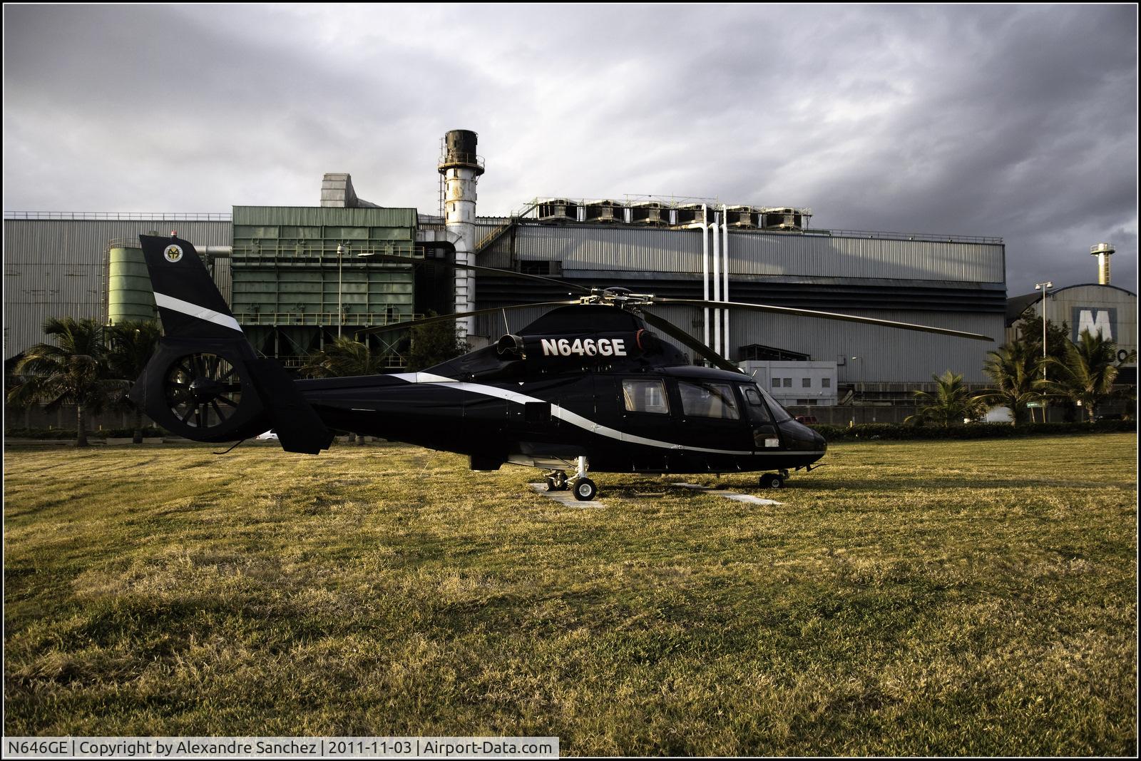 N646GE, Eurocopter AS-365N-2 Dauphin 2 C/N 6465, Landed at Helipuerto Santo Domingo 8 NM S of MDJB