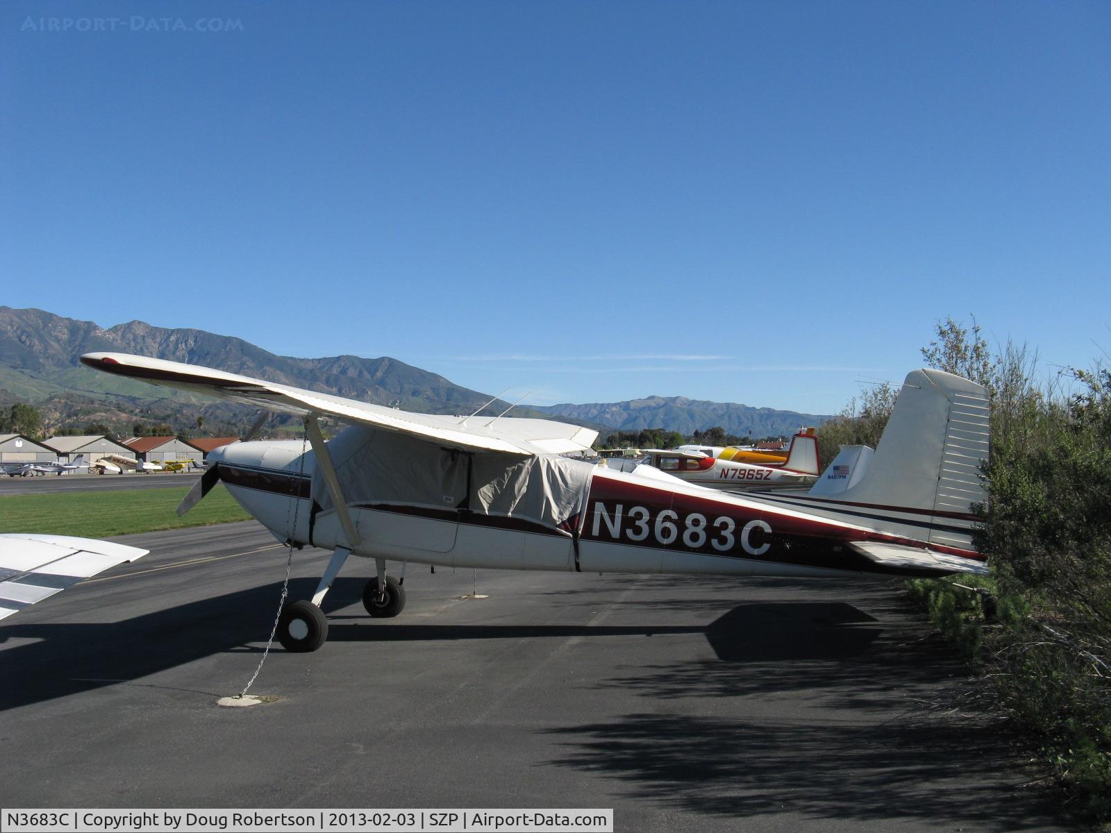 N3683C, 1954 Cessna 180 C/N 31182, 1954 Cessna 180, Continental O-470-A 225 Hp, second year of prodution-not called a Skywagon by Cessna until 1969 model year.