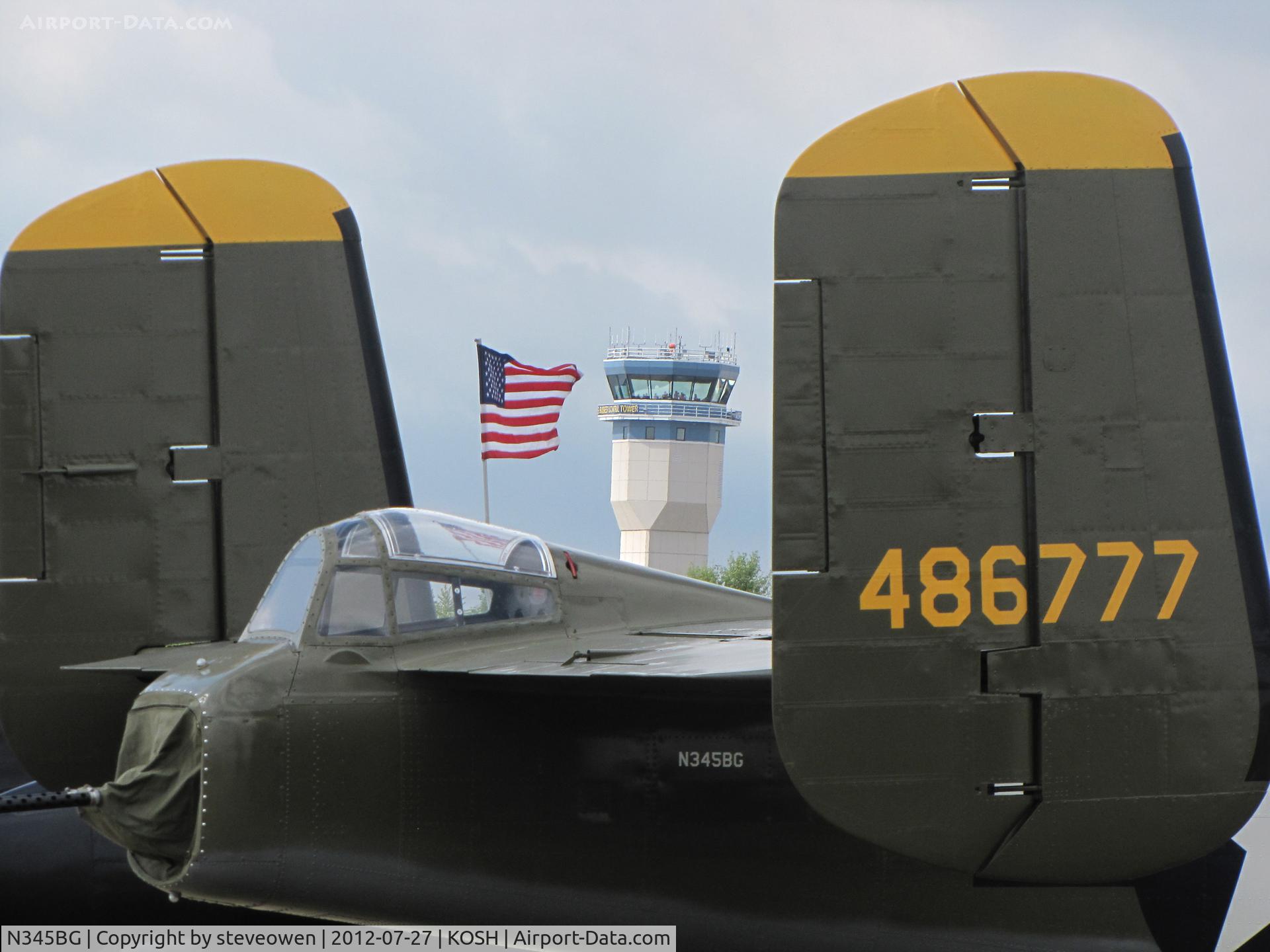 N345BG, 1944 North American TB-25N Mitchell C/N 108-47531, at Oshkosh 2012