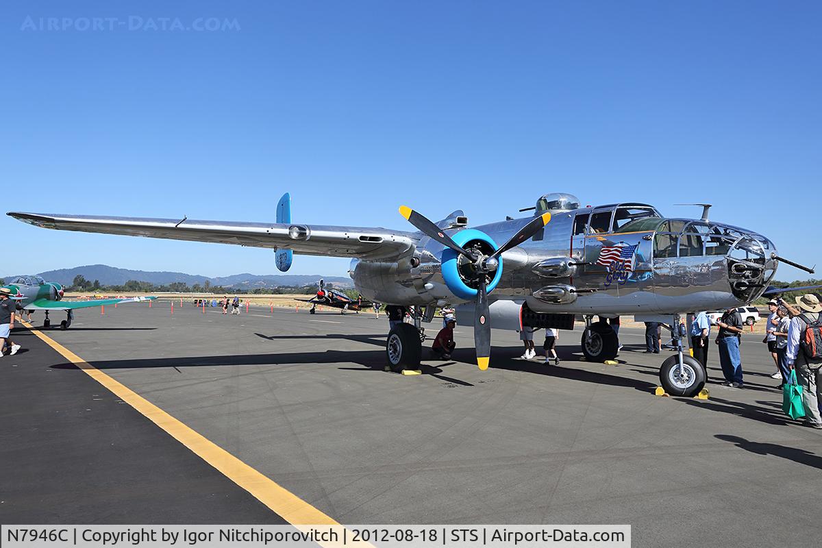 N7946C, 1944 North American TB-25N Mitchell C/N 108-33263, Santa rosa 2012 Air Show