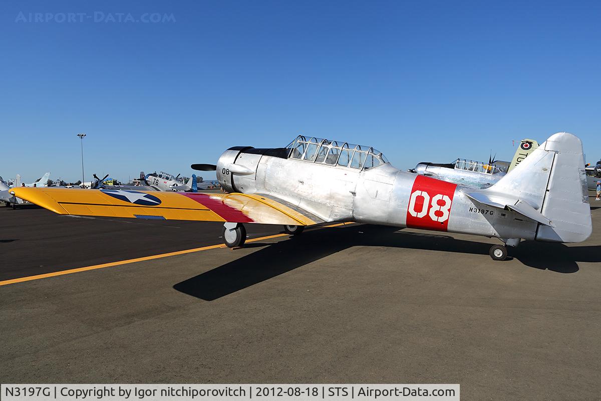 N3197G, 1959 North American SNJ-5 Texan C/N 90608, Santa Rosa 2012 Air Show