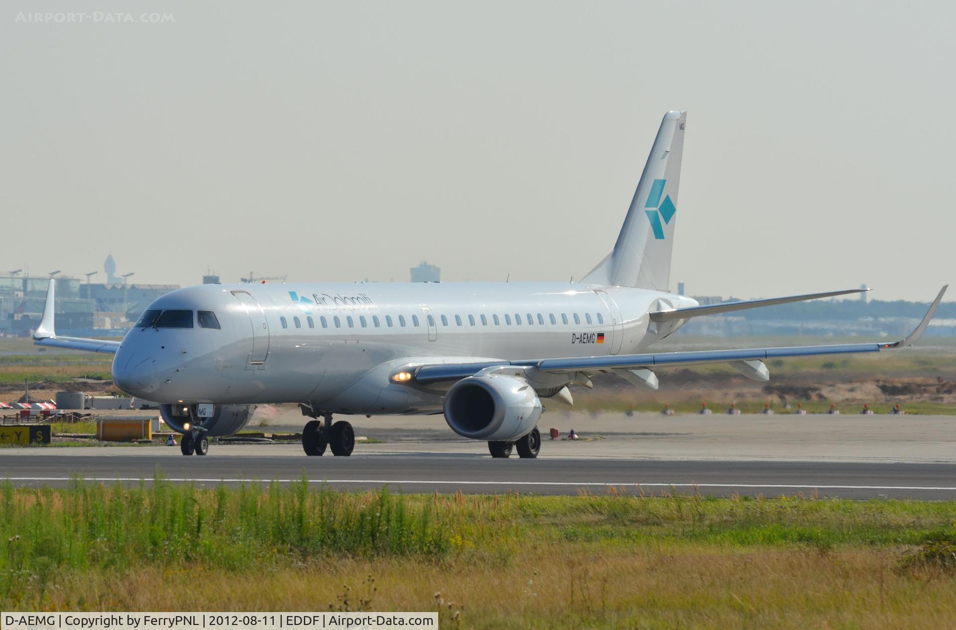D-AEMG, 2011 Embraer 190LR (ERJ-190-100LR) C/N 19000404, Air Dolomiti leased this ERJ190 from Augsburg Airlways