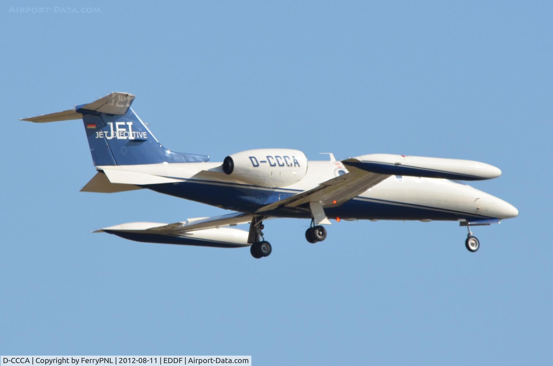 D-CCCA, 1978 Learjet 35A C/N 35A-160, Jet Excecutive Lj35A landing in FRA