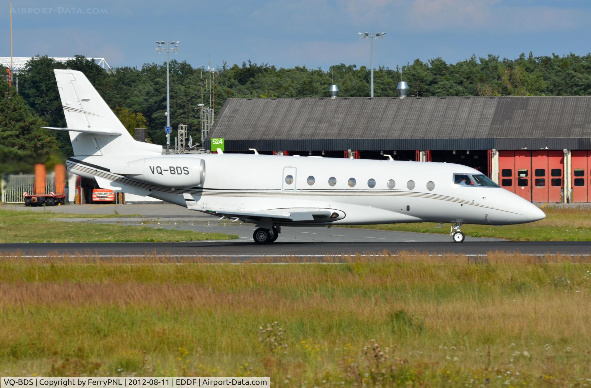 VQ-BDS, Israel Aerospace Industries Gulfstream 200 C/N 220, Montblanc Intl G200 taking off from FRA