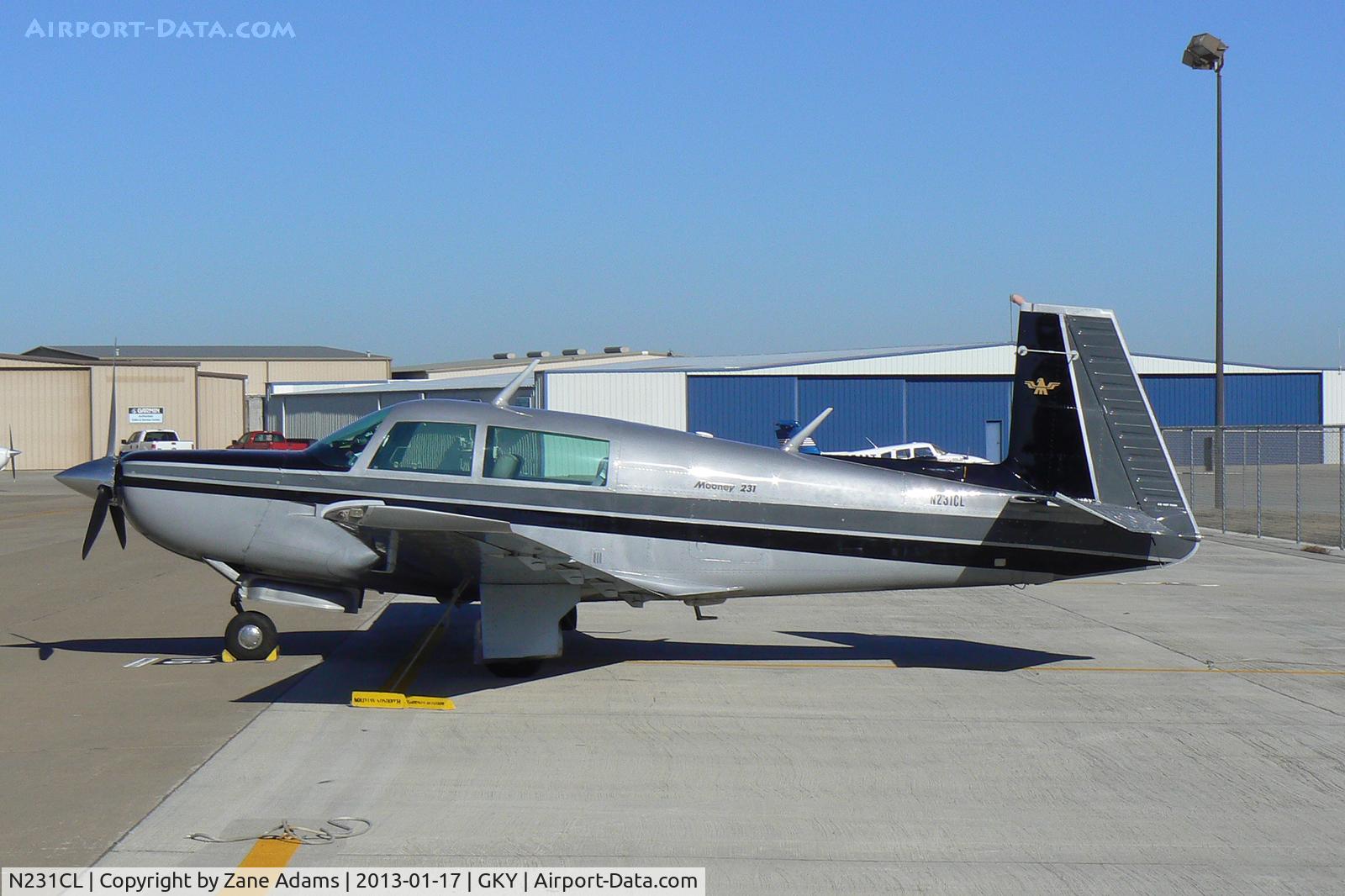 N231CL, 1979 Mooney M20K C/N 25-0101, At Arlington Municipal Airport