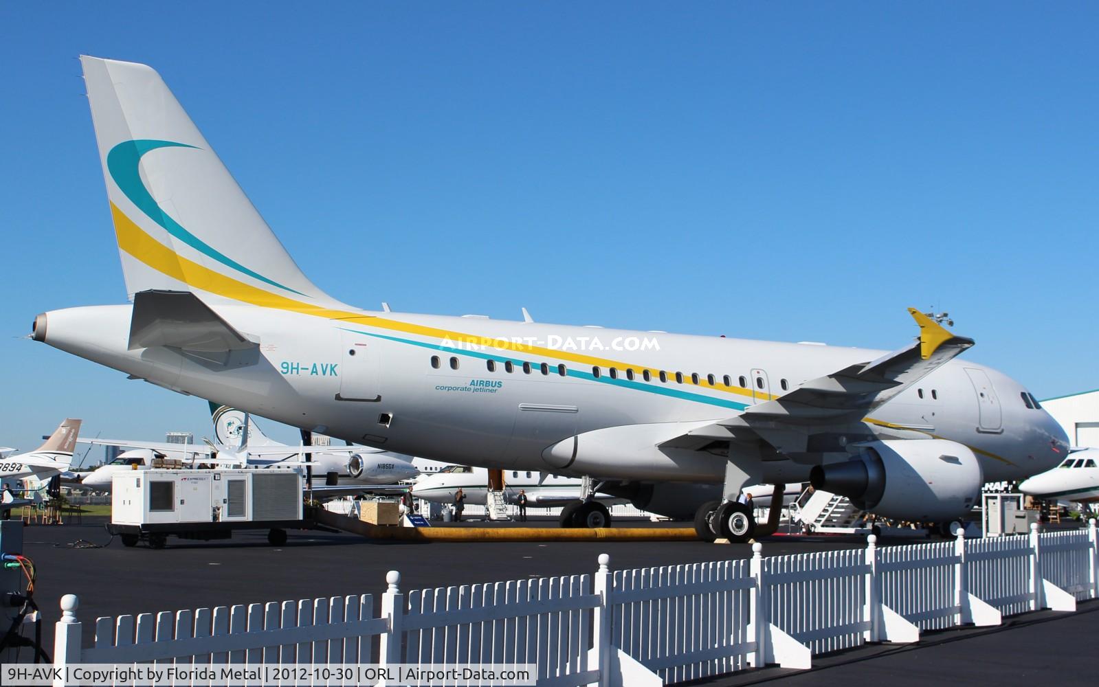 9H-AVK, 2011 Airbus ACJ319 (A319-115/CJ) C/N 4622, Comlux A319