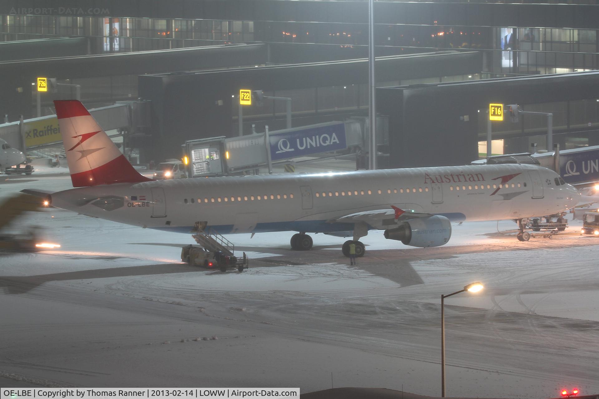 OE-LBE, 1998 Airbus A321-211 C/N 935, Austrian Airbus A321