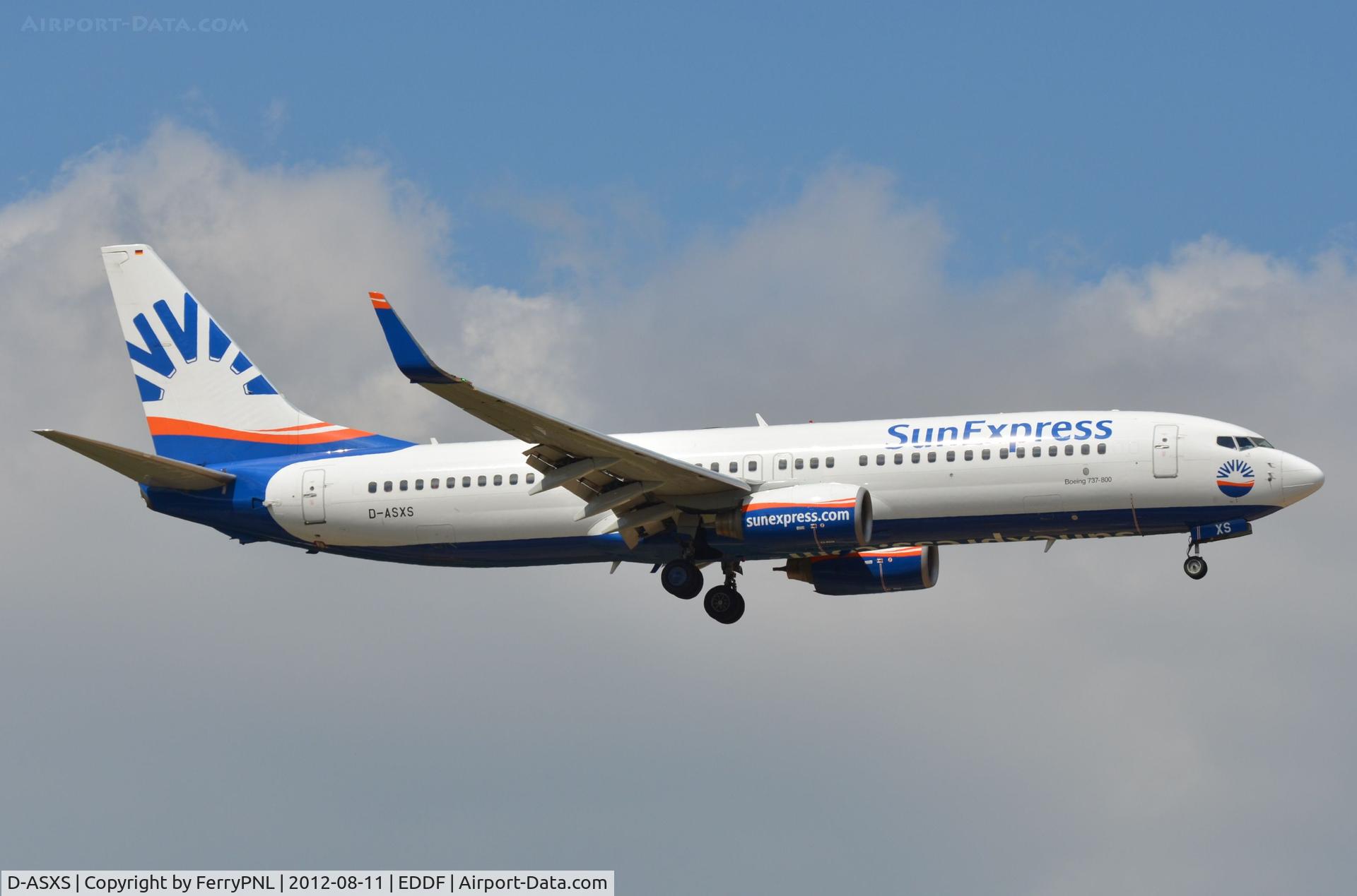 D-ASXS, 2004 Boeing 737-8AS C/N 33563, German Sunexpress B738