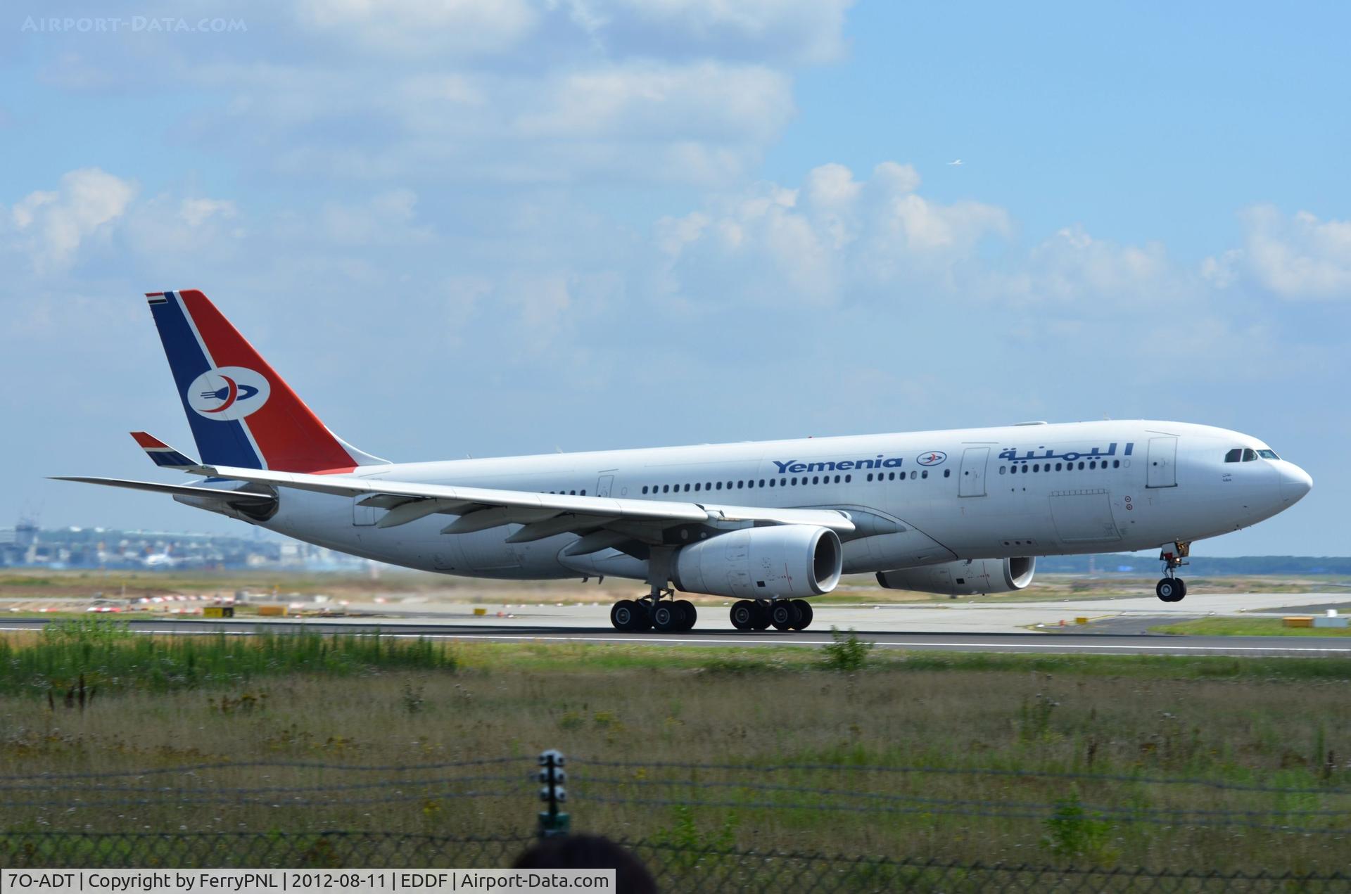 7O-ADT, 2004 Airbus A330-243 C/N 632, Yemenia A332 taking off