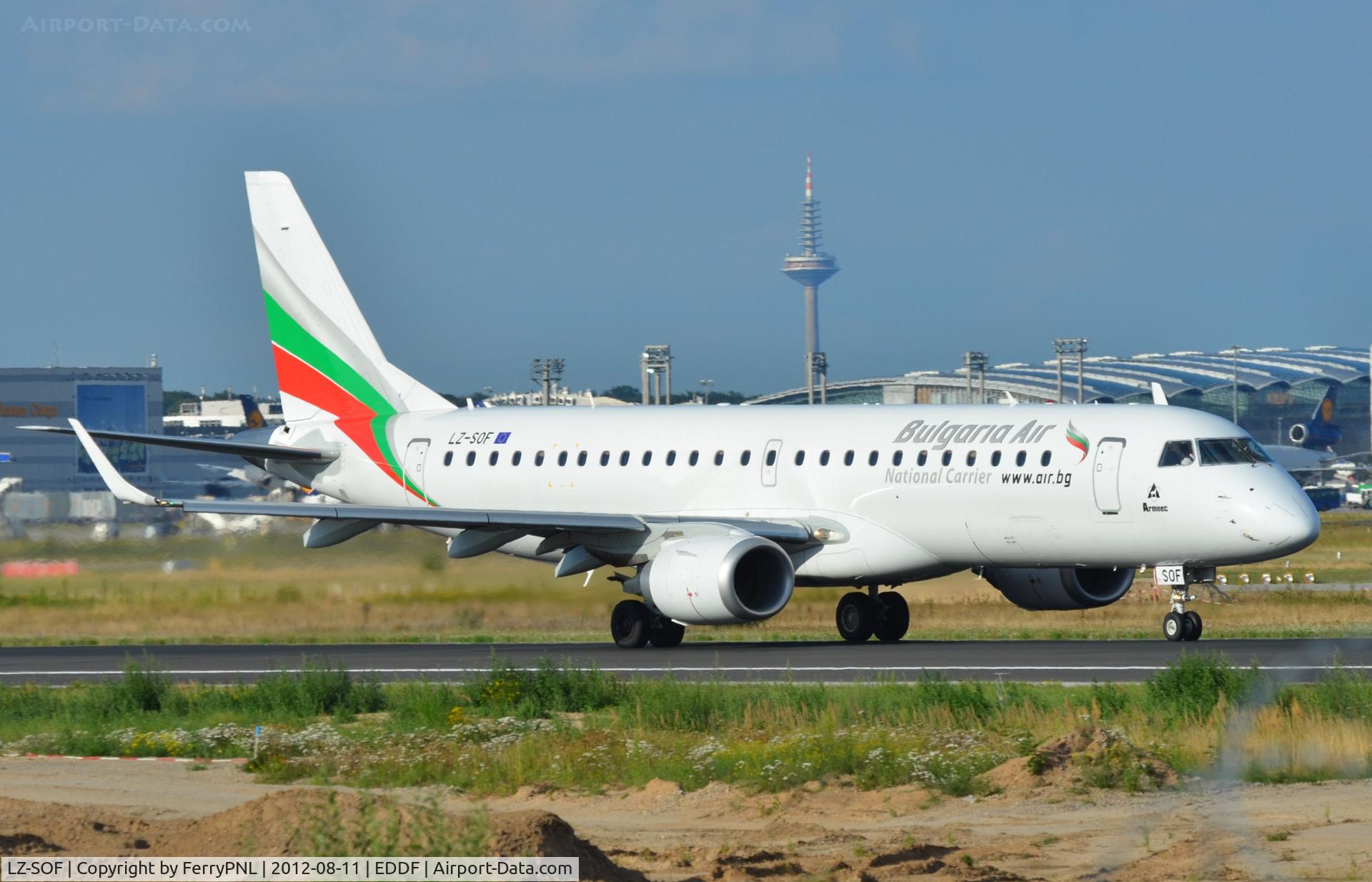 LZ-SOF, 2012 Embraer 190AR (ERJ-190-100IGW) C/N 19000492, Departing for Sofia