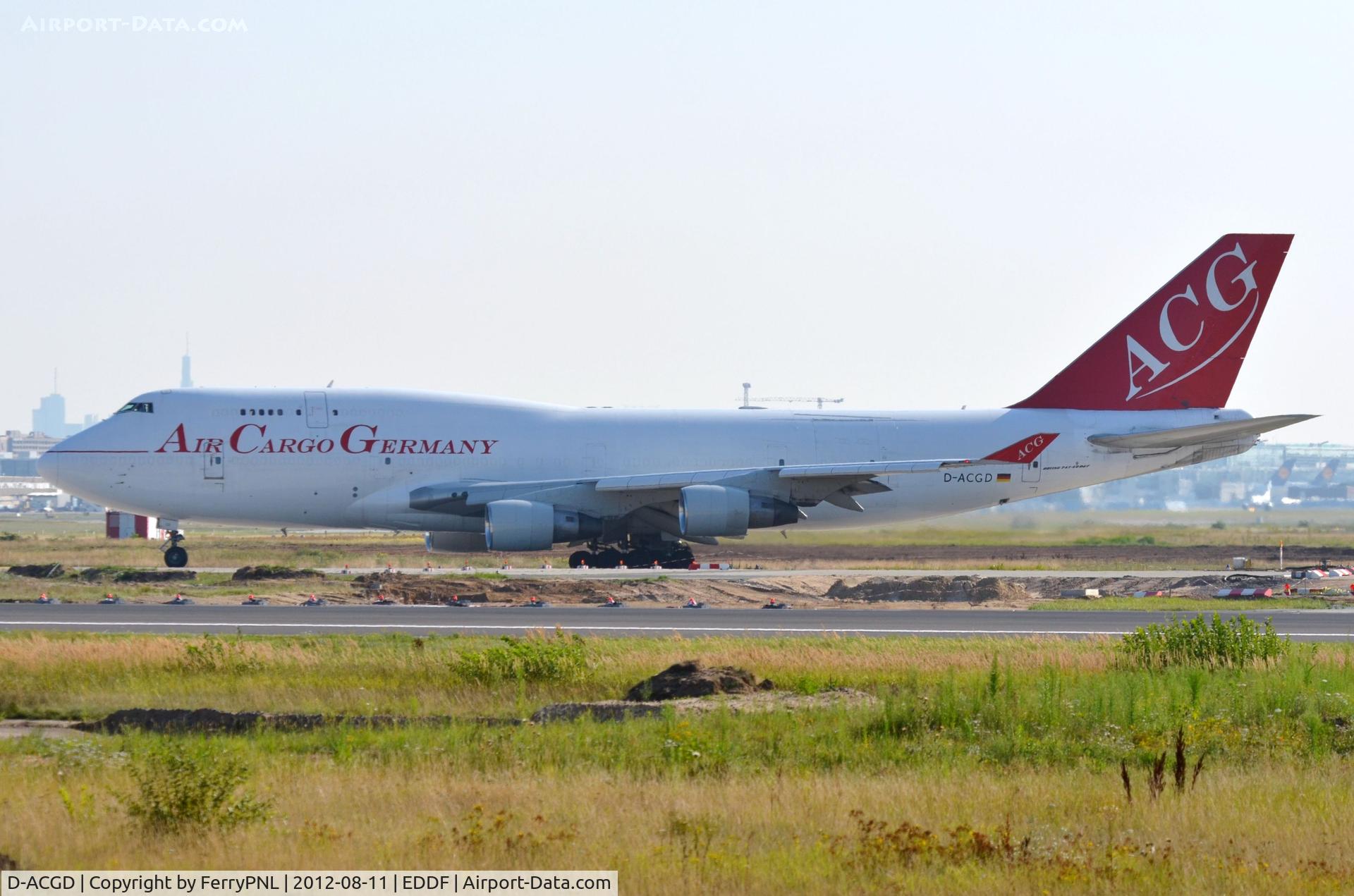 D-ACGD, 1989 Boeing 747-412/BCF C/N 24061, ACG B744 freigher to depart