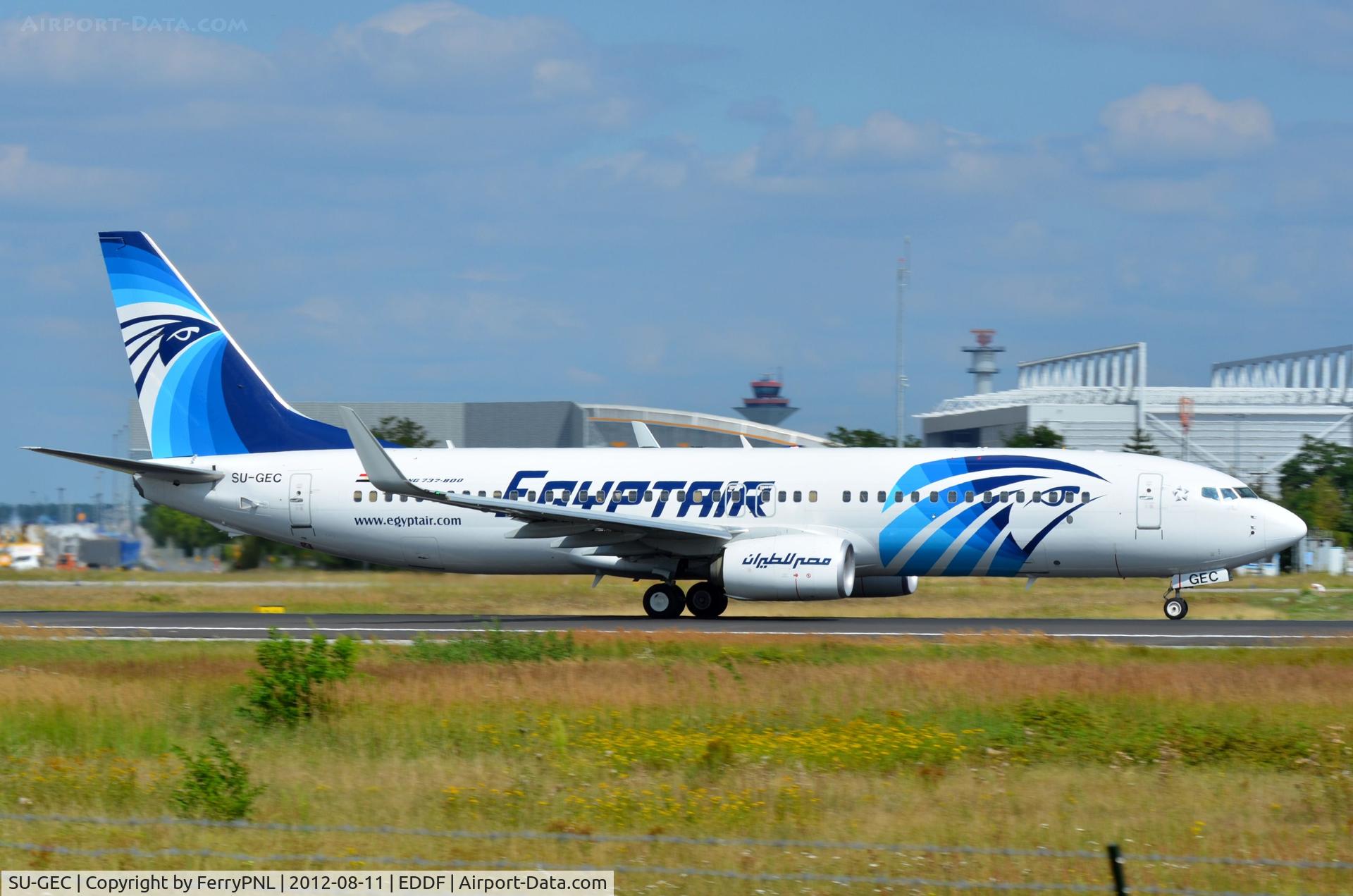 SU-GEC, 2012 Boeing 737-866 C/N 40801, Egyptair B738 departing for Cairo