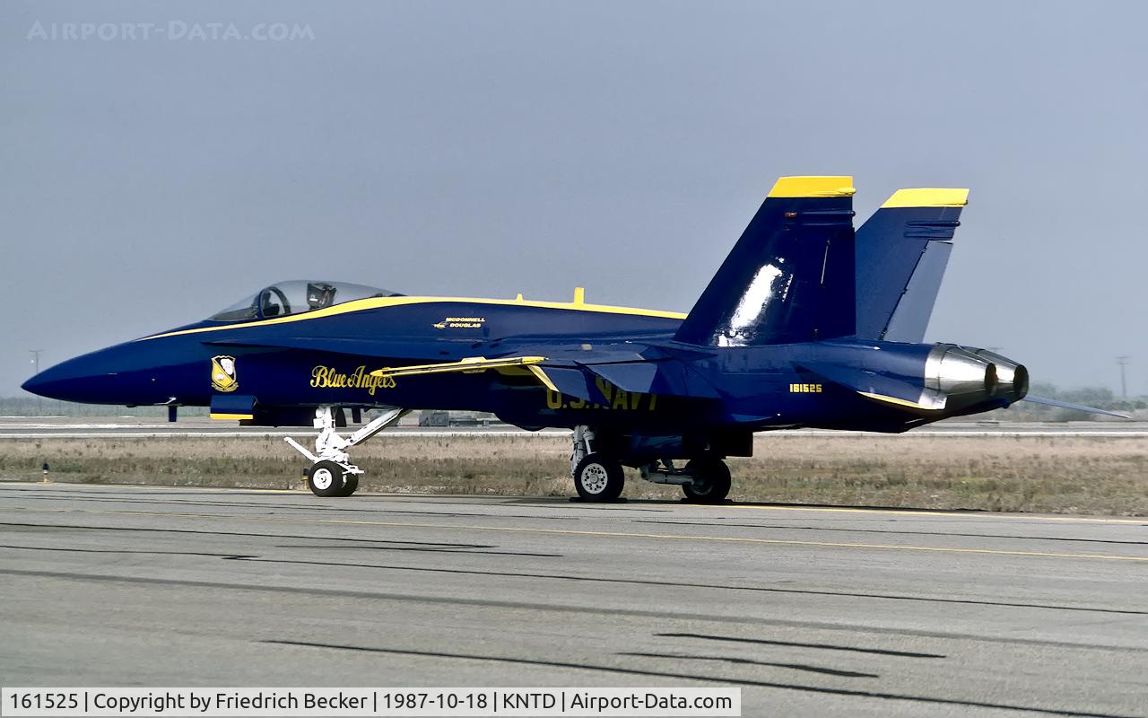 161525, McDonnell Douglas F/A-18A-7-MC C/N 42/A032, flightline at PMTC Pt. Mugu