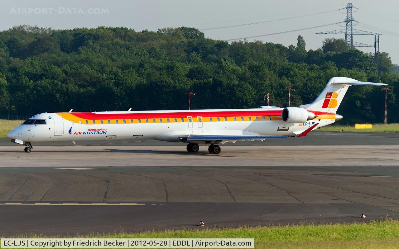 EC-LJS, 2010 Bombardier CRJ-1000ER NG (CL-600-2E25) C/N 19003, line up for departure