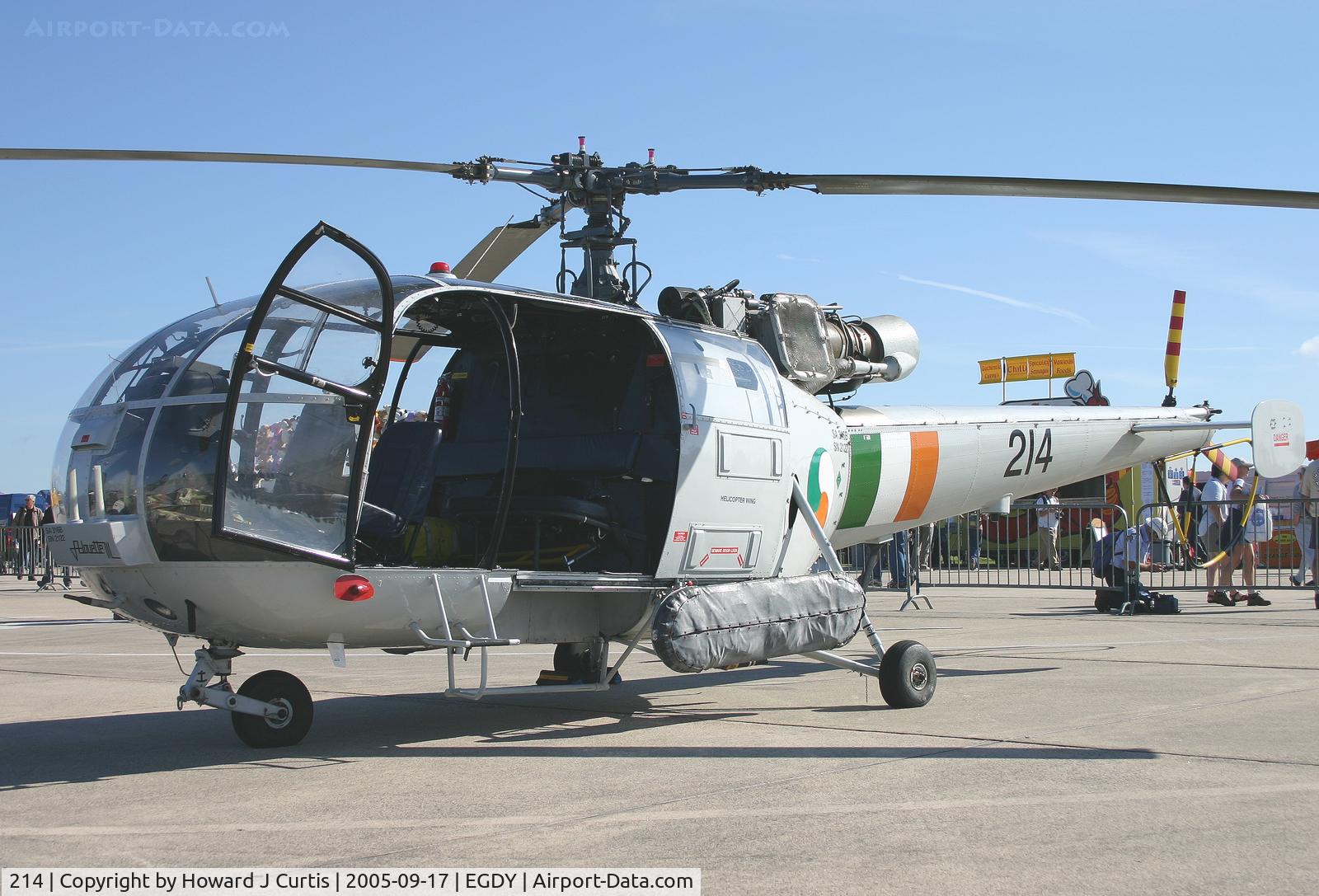 214, Aérospatiale SA-316B Alouette III C/N 2122, Irish Air Corps
