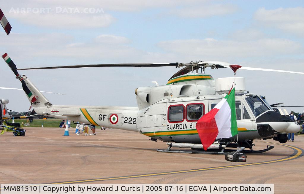 MM81510, Agusta AB-412HP Grifone C/N 25748, Guardia di Finanza