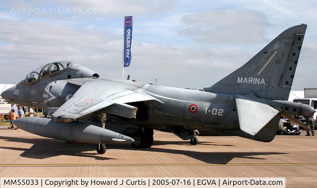 MM55033, McDonnell Douglas TAV-8B Harrier II C/N T020, Italian Navy