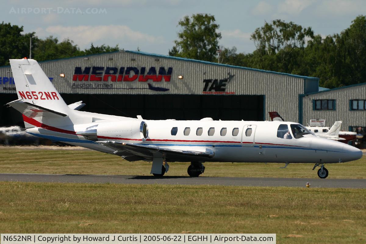 N652NR, 2004 Cessna 560 Citation Encore+ C/N 560-0652, Privately owned.