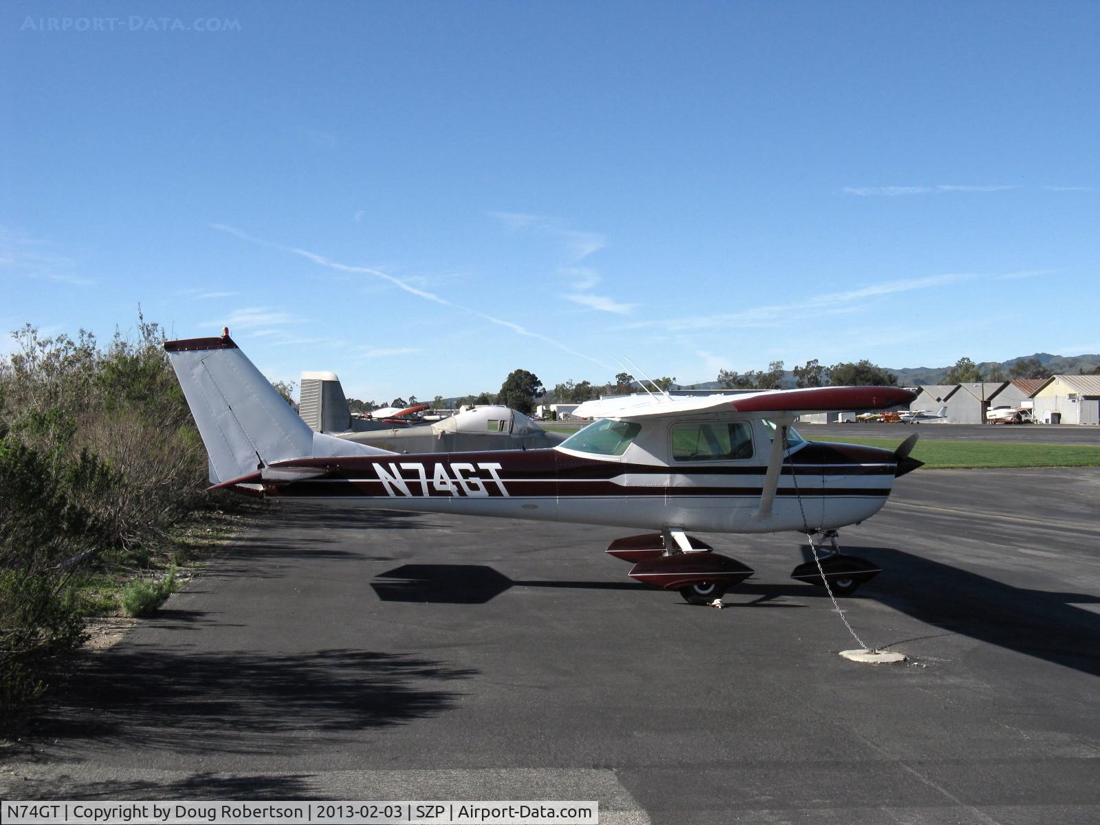 N74GT, 1969 Cessna 150J C/N 15070302, 1969 Cessna 150J, Continental O-200 100 Hp