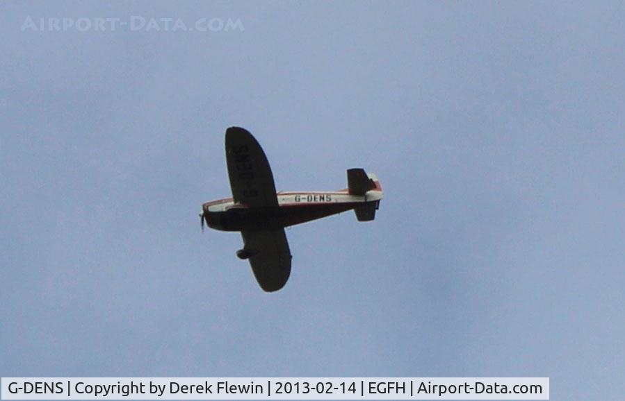 G-DENS, 1963 Binder CP-301S Smaragd C/N 121, Visiting Aircraft overflying before landing.
