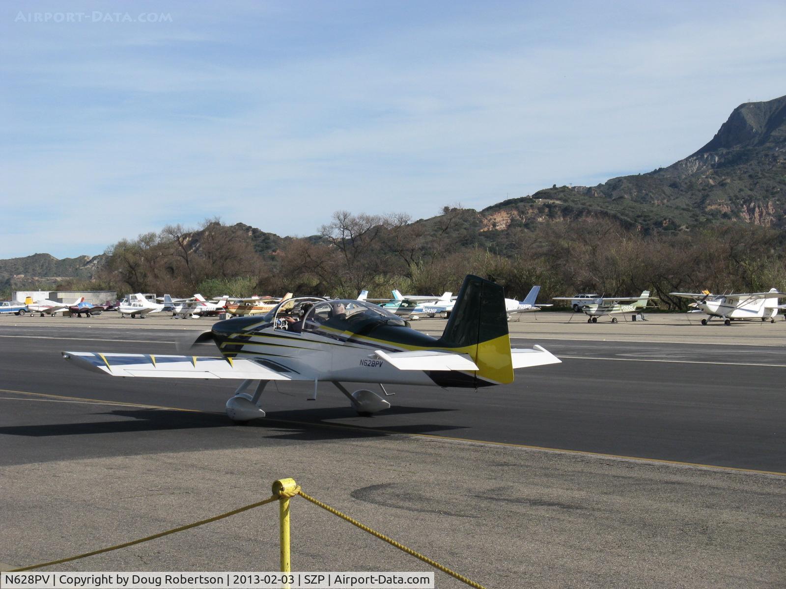 N628PV, 2000 Vans RV-6A C/N 24279, 2000 Rosales SPECIAL VAN's RV-6A, Lycoming O-360-A1A 180 Hp, taxi to 22