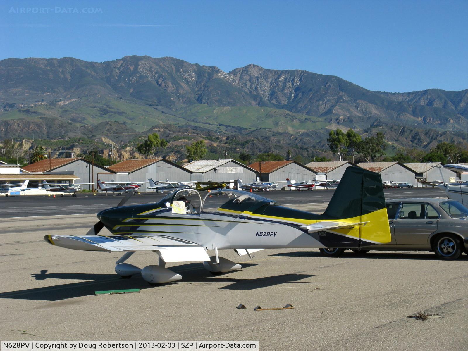 N628PV, 2000 Vans RV-6A C/N 24279, 2000 Rosales SPECIAL VAN's RV-6A, Lycoming O-360-A1A 180 Hp