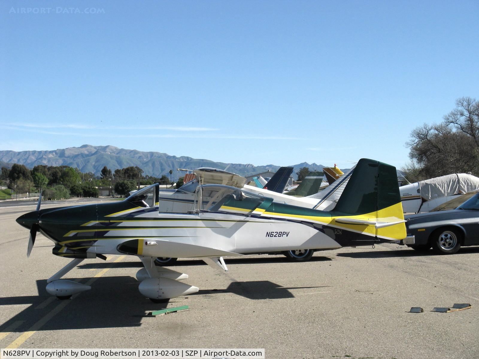 N628PV, 2000 Vans RV-6A C/N 24279, 2000 Rosales SPECIAL VAN's RV-6A, Lycoming O-360-A1A 180 Hp, excellent workmanship. Nearly 3,800 hours on this aircraft, these folks really travel! See www.paulrosales.com for more info.