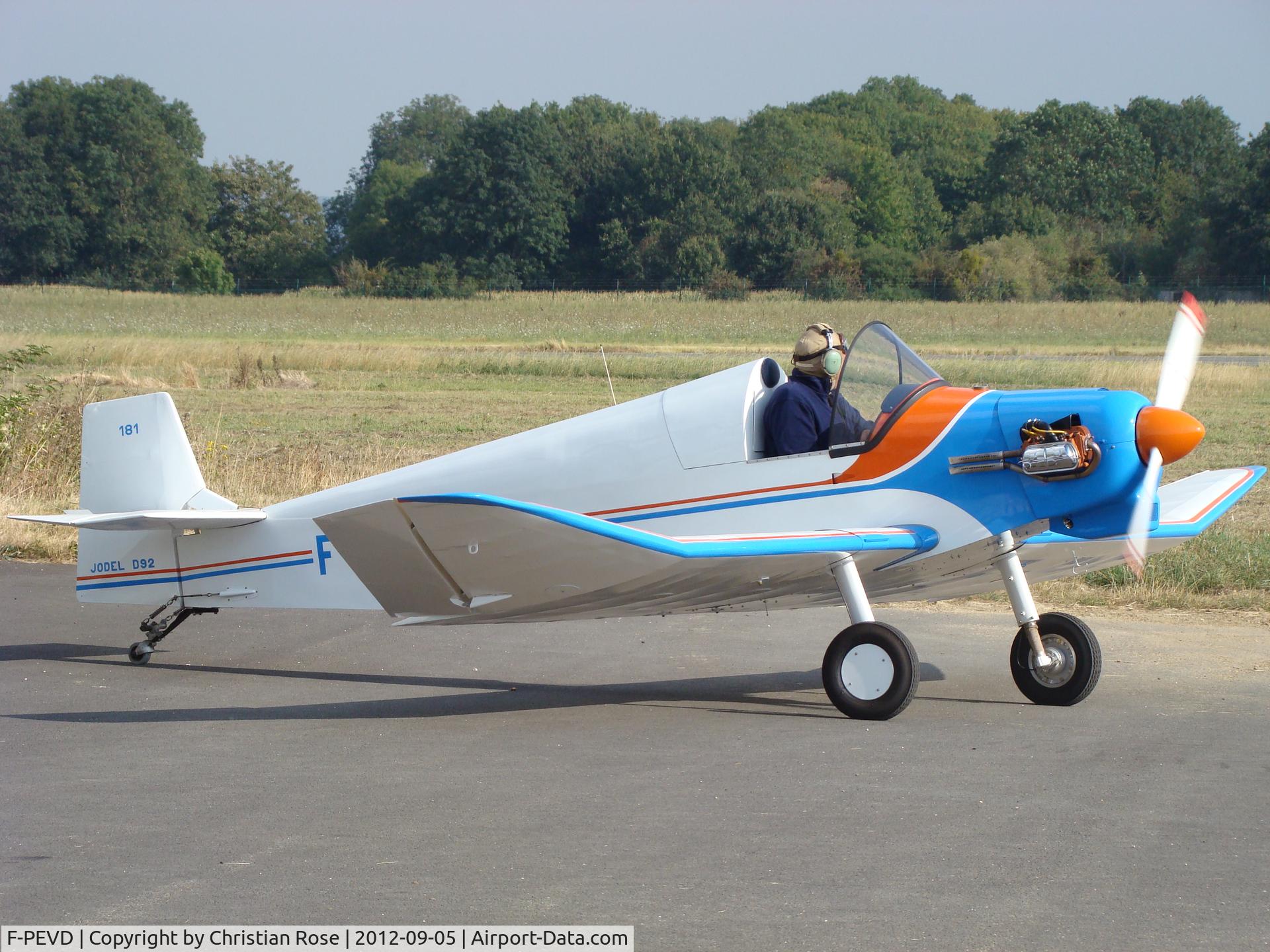 F-PEVD, 1954 Jodel D-92 Bebe C/N 181, This BB jodel has been flying since june 2012 after a major overhaul